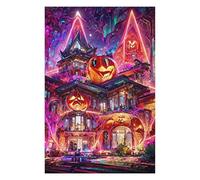 Jigsaw Puzzles for Adults75x50cm/1000pcs Halloween Haunted House -2 Puzzle for Adults Family Games Analysis And Logic Stress Reduction Gifts 75x50cm/1000pcs