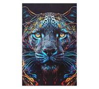 Jigsaw Puzzles for Adults75x50cm/1000pcs Neon Tiger Portrait -1 Teenagers Puzzles Brain Teaser Game Wall Art Christmas Birthday Gifts 75x50cm/1000pcs