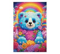 Jigsaw Puzzles for Adults75x50cm/1000pcs Rainbow Panda Paradise Teenagers Puzzles Brain Teaser Game Wall Art Christmas Birthday Gifts 75x50cm/1000pcs