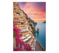 Jigsaw Puzzles for Adults75x50cm/1000pcs Sunset Cliffside Paradise Puzzle for Adults Family Games Analysis And Logic Stress Reduction Gifts 75x50cm/1000pcs