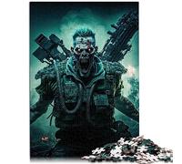 jigsaw puzzles for Dead Army Zombie Soldier Cardboard puzzles Puzzles 1000 Piece for Adults and Kids Age 12 Years Up for Adults /26 * 38cm.