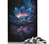 Jigsaw Puzzles for Kids, 500 Piece Jigsaw Puzzles for Galaxy Lotus 18 Year Old Gifts Birthday, Gifts for Her 500pcs (52x38cm)