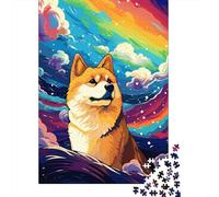 Jigsaw Puzzles for Teenager 1000 Piece Colorful Art Corgi Jigsaw Puzzles for Adults Educational Game Challenge Toy 1000 Pieces Wooden Puzzles for Adults 1000pcs (75x50cm)