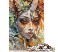 Jigsaw Puzzles for Teenager 1000 Piece Portrait of An Autumn Nymph Jigsaw Puzzles for Adults Educational Game Challenge Toy 1000 Pieces Wooden Puzzles for Adults 1000pcs (75x50cm)