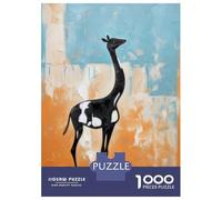 Jigsaw Puzzles for Teenagers 1000 Abstract Camel in Black Adult Puzzles Hands-on Game Pattern Assembly Deal As Gifts for The Whole Family 38x26cm/1000pcs