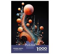 Jigsaw Puzzles for Teenagers 1000 Abstract Cosmic Sculpture Art Adult Puzzles Brain Teaser Game Perfect Decoration Deal As Gifts for The Whole Family 52x38cm/1000pcs