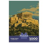 Jigsaw Puzzles for Teenagers 1000 Acropolis, Athens, Greece Travel Puzzle for Adults Toy Wall Decor Stress Reliever Help The Brain Exercise 52x38cm/1000pcs