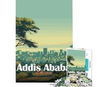 Jigsaw Puzzles for Teenagers 1000 Addis Ababa Skyline Relax Games Toy Intellectual Game Great Gifts And Toys Family Activities (Size 50x75cm)