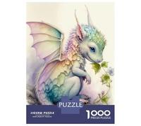 Jigsaw Puzzles for Teenagers 1000 Adorable Little Dragon Puzzles for Adults Hands-on Game Stress Reliever Help The Brain Exercise 52x38cm/1000pcs