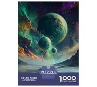 Jigsaw Puzzles for Teenagers 1000 Alien Planet Landscape Adult Puzzles Hands-on Game Pattern Assembly Deal As Gifts for The Whole Family 52x38cm/1000pcs