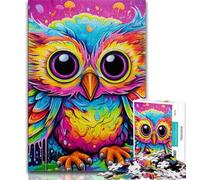 Jigsaw Puzzles for Teenagers 1000 Animal Owl Puzzles,Challenging Family Activity Games DIY Toy for Home Wall Decor Gifts 75x50cm