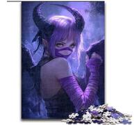 Jigsaw Puzzles for Teenagers 1000 Anime Demon Girl, Elephant Toy Intellectual Game Birthday Present, Gifts, Wall Art for Ages 14+ (Size 26x38cm)