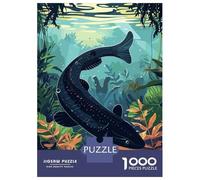 Jigsaw Puzzles for Teenagers 1000 Aquatic Creature Illustration Jigsaw Puzzle DIY Toys Difficult Hard Deal As Gifts for The Whole Family 38x26cm/1000pcs