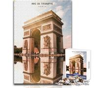 Jigsaw Puzzles for Teenagers 1000 Arc De Triomphe Challenging Game Toys Analysis And Logic Secret Santa Gifts Size 50x75cm
