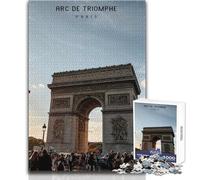 Jigsaw Puzzles for Teenagers 1000 Arc De Triomphe Challenging Game Toys Analysis And Logic Secret Santa Gifts Size 38x52cm