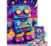 Jigsaw Puzzles for Teenagers 1000 Art Robot 1000 Piece Puzzle,Educational Game for Birthday, Chrismas for Age 14+ (size 75x50cm)