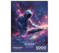 Jigsaw Puzzles for Teenagers 1000 Astronaut Space Dj Adult Puzzles Hands-on Game Pattern Assembly Deal As Gifts for The Whole Family 38x26cm/1000pcs