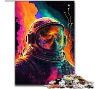 Jigsaw Puzzles for Teenagers 1000 AstroNautical Adventure, Family Game Stress Reliever Difficult Challenge Enhance Love between Couples (Size 26x38cm)