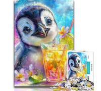 Jigsaw Puzzles for Teenagers 1000 Baby Penguin Teenager Puzzles,Challenging Game for Is Ideal As A Gift for The Whole Family 26x38cm
