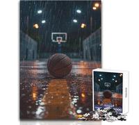 Jigsaw Puzzles for Teenagers 1000 Basketball Nostalgia Enjoyable Quiet Leisure Activity Premium Accurate Edge Craft Toy Size 50x75cm