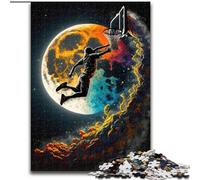 Jigsaw Puzzles for Teenagers 1000 Basketball Sport Colorful, Learning Educational for Is Ideal As A Gift for The Whole Family (Size 26x38cm)