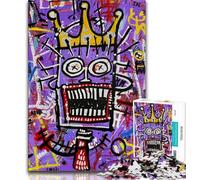 Jigsaw Puzzles for Teenagers 1000 Basquiat-style Child, Learning Educational Toys Family Games,Secret Santa Gifts for And Age 14 38x26cm