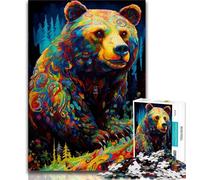 Jigsaw Puzzles for Teenagers 1000 Bear 1000 Piece Puzzle,Educational Game for Birthday, Chrismas for Age 14+ (size 75x50cm)