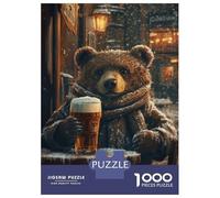 Jigsaw Puzzles for Teenagers 1000 Bear's Winter Brew-3 Puzzle for Adults Anti-Stress Toys Difficult Hard Deal As Gifts for The Whole Family 38x26cm/1000pcs