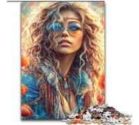 Jigsaw Puzzles for Teenagers 1000 Beautiful Female Dark Angel for Age 14+ Challenging To Complete But Fun And Humorous Great Gifts And Toys (size 26x38cm)