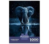 Jigsaw Puzzles for Teenagers 1000 Beautiful Magical Elephant Teenager Puzzles Relaxing Games Enhance Memory Unique Birthday And Gifts 52x38cm/1000pcs
