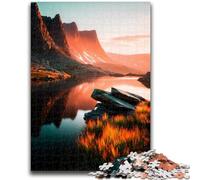 Jigsaw Puzzles for Teenagers 1000 Beautiful Mountains And Lakes Educational Game Challenge Toy Wall Decoration Unique Birthday And Xmas Gifts 50x75cm