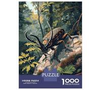 Jigsaw Puzzles for Teenagers 1000 Black Beetle Adult Puzzles Hands-on Game Pattern Assembly Deal As Gifts for The Whole Family 38x26cm/1000pcs