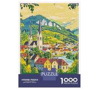 Jigsaw Puzzles for Teenagers 1000 Bruck An Der Mur Austria Jigsaw Puzzle DIY Toys Difficult Hard Deal As Gifts for The Whole Family 38x26cm/1000pcs