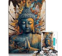 Jigsaw Puzzles for Teenagers 1000 Buddha Statues Adult Jigsaw,for Educational Game Challenge Toy Unique Home Decor And Gifts (size 75x50cm)