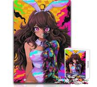 Jigsaw Puzzles for Teenagers 1000 Bunny Horror Staycation Kill Time Family Games Great Gift for Games (size 38x26cm)