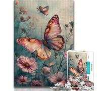 Jigsaw Puzzles for Teenagers 1000 Butterfly Jigsaw,Learning Educational Toys Family Games Gifts for Friends And Family (size 75x50cm)