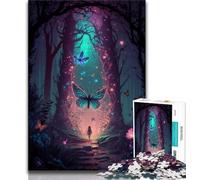 Jigsaw Puzzles for Teenagers 1000 Butterfly Mystical 1000 Piece Puzzle,Educational Game for Birthday, Chrismas for Age 14+ (size 75x50cm)