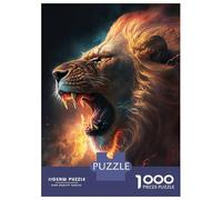 Jigsaw Puzzles for Teenagers 1000 Celestial Lion Teenager Puzzles Relaxing Games Enhance Memory Unique Birthday And Gifts 52x38cm/1000pcs