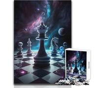 Jigsaw Puzzles for Teenagers 1000 Chess Queen of Universe Enjoyable Quiet Leisure Activity Premium Accurate Edge Craft Toy Size 38x26cm