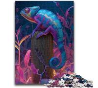 Jigsaw Puzzles for Teenagers 1000 Color Chameleon Challenging Game And Family Play Wall Decoration Unique Birthday And Xmas Gifts 26x38cm