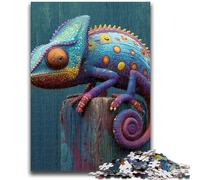 Jigsaw Puzzles for Teenagers 1000 Color Chameleon Educational Family Game Wall Decoration Unique Birthday And Xmas Gifts 26x38cm