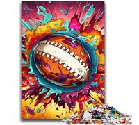 Jigsaw Puzzles for Teenagers 1000 Colorful American Football Adult Puzzles,Stress Reliever Staycation Kill Time Parent-child Interaction (50x75cm)