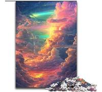 Jigsaw Puzzles for Teenagers 1000 Colorful Clouds, Train Your Brain And Hands Unique Birthday And Gifts for Age 14+ (Size 26x38cm)