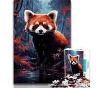 Jigsaw Puzzles for Teenagers 1000 Colorful Red Panda Teenager Jigsaw,Educational Stress Relief Toy Gifts for Friends And Family (size 38x26cm)