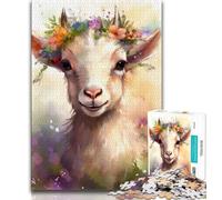 Jigsaw Puzzles for Teenagers 1000 Colourful Baby Sheep Adult Jigsaw,Challenging Game Toys Wall Decoration Unique Birthday And Xmas Gifts (size 75x50cm)