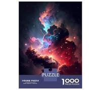 Jigsaw Puzzles for Teenagers 1000 Colourful Cosmic Nebula Puzzle for Adults Brain Teaser Game Analysis And Logic Stress Reduction Gifts 52x38cm/1000pcs