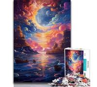 Jigsaw Puzzles for Teenagers 1000 Colourful Fall Landscape Adult Jigsaw,Challenging Family Activity Games DIY Toy for Home Wall Decor Gifts (size 38x26cm)
