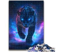 Jigsaw Puzzles for Teenagers 1000 Cosmic Black Panther Educational Games Home Decoration for Is Ideal As A Gift for The Whole Family 50x75cm
