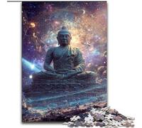 Jigsaw Puzzles for Teenagers 1000 Cosmic Buddha Statue, Train Your Brain And Hands Unique Birthday And Gifts for Age 14+ (Size 26x38cm)
