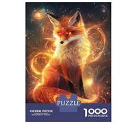Jigsaw Puzzles for Teenagers 1000 Cosmic Fox Glow-1 Puzzle for Adults Anti-Stress Toys Difficult Hard Deal As Gifts for The Whole Family 38x26cm/1000pcs